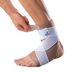Oppo 1003 slip-on thermal ankle support w/strap